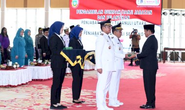 Pelantikan Pj. Bupati Deli Serdang dan Taput oleh Pj. Gubernur Sumut, Sertakan Tugas Mendesak yang Harus Dilakukan