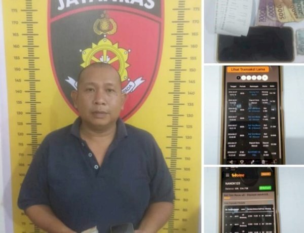 Tim Opsnal Satreskrim Polres Sergai Mengamankan Terduga Pelaku Perjudian Online Jenis Macau