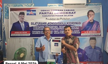 Sah, Bakhtiar Efendi Daftar ke Partai Demokrat