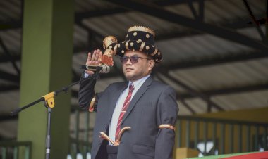 Pj Wali Kota Letnan Dalimunthe Irup Hardiknas 2024 di Padangsidimpuan