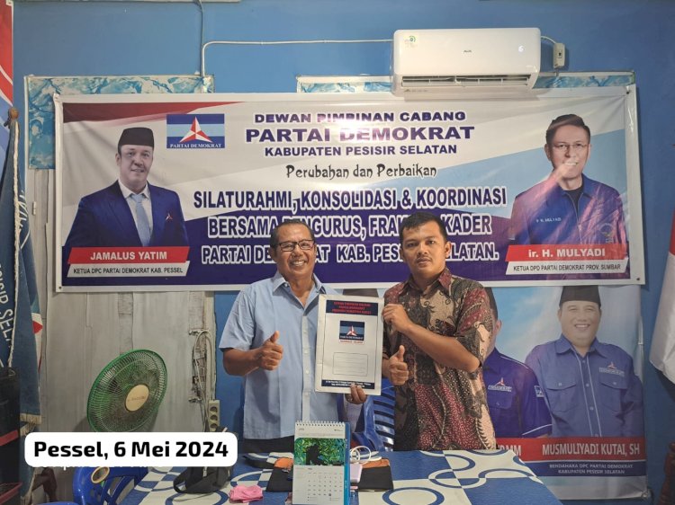 Sah, Bakhtiar Efendi Daftar ke Partai Demokrat