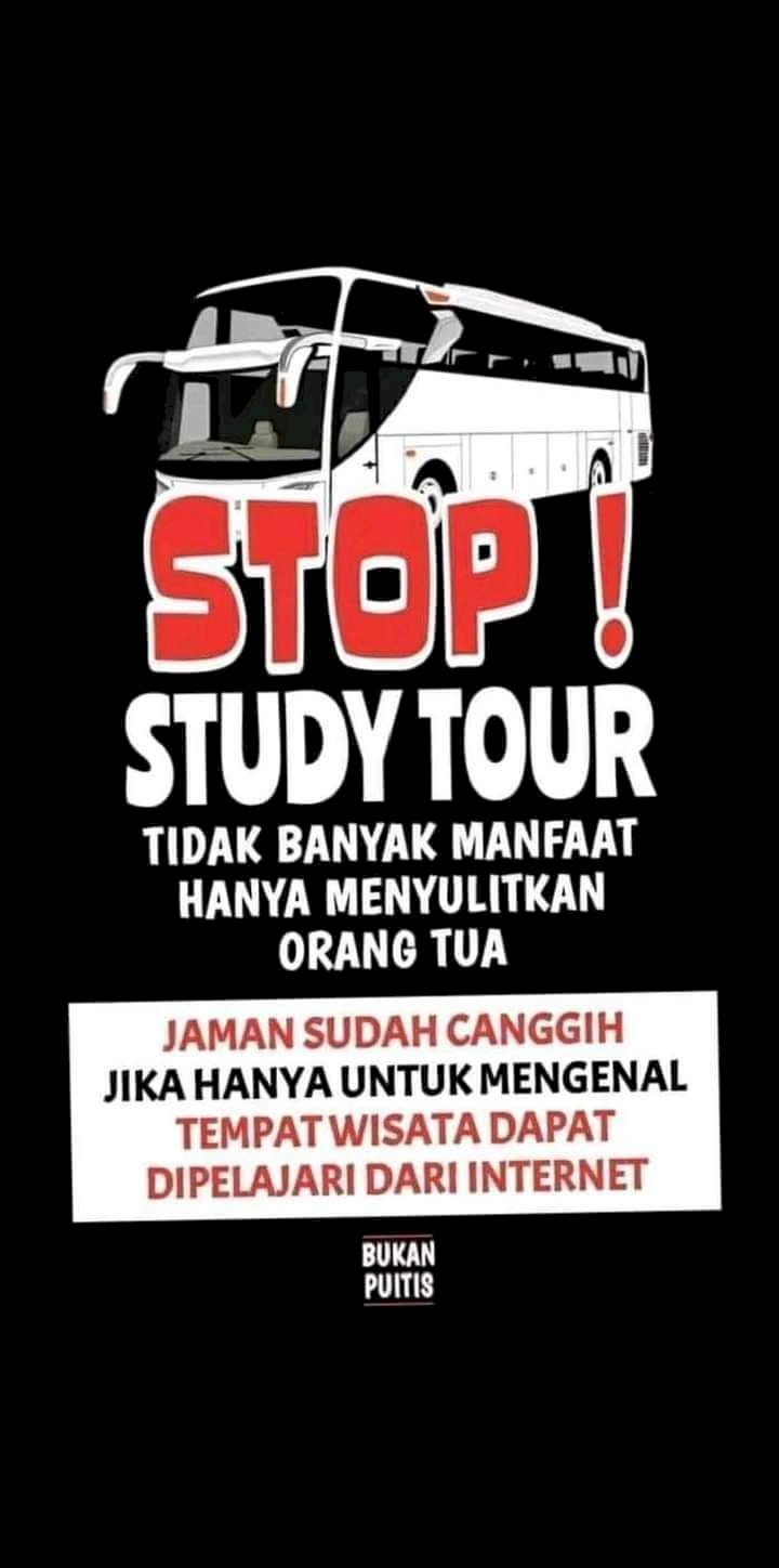 Stop Study Tour: Dinas Pendidikan Bertanggung Jawab Atas Kegiatan Sekolah