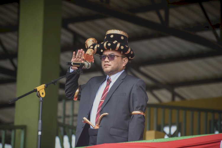 Pj Wali Kota Letnan Dalimunthe Irup Hardiknas 2024 di Padangsidimpuan