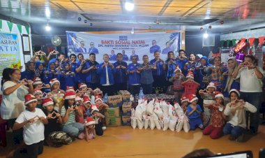 Bakti Sosial Natal Partai Demokrat Kota Medan Kunjungi Panti Asuhan Gratia Children Simalingkar