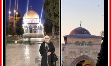 Sekretaris Bidang Sosben MUI SU Menembus Gerbang Masjid Aqsa untuk Sholat Tahajjud