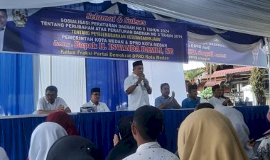 H. Iswanda Ramli, SE Sosialisasi Peraturan Daerah No. 6 Tahun 2024 tentang Perubahan atas Peraturan Daerah No. 3 Tahun 2019 tentang Penyelenggaraan Ketenagakerjaan di Pemerintah Kota Medan dan DPRD Kota Medan