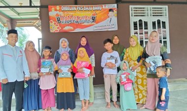 Beli Baju Baru Anak Yatim, Sugi Prawansyah Terus Berbuat untuk Masyarakat