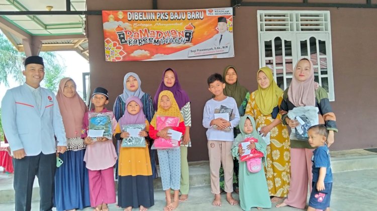 Beli Baju Baru Anak Yatim, Sugi Prawansyah Terus Berbuat untuk Masyarakat