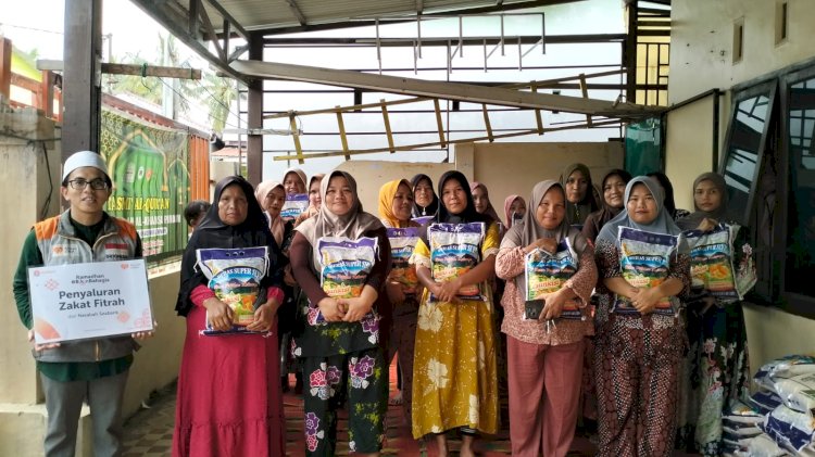 Rumah Zakat Bersama Nasabah Seabank Salurkan Zakat Fitrah: Sentuhan Kepedulian untuk Para Muallaf, Lansia, dan Fisabilillah