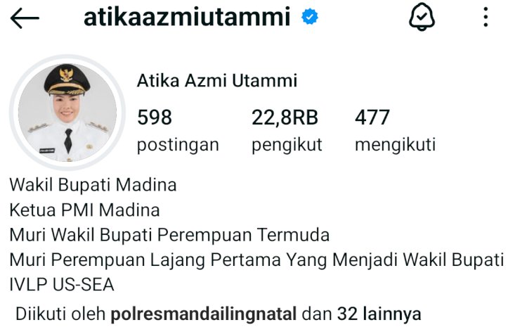 Buruk Rupa Cermin Dibelah, Wabup Madina Kambing Hitamkan Admin Medsos Pribadinya