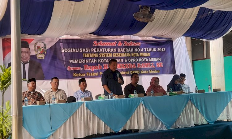 Sosialisasi Perda No. 4 Tahun 2012 Tentang Sistem Kesehatan Kota Medan Oleh Iswanda Ramli Disambut Antusias oleh Warga Polonia