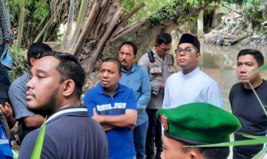 Iswanda Ramli Dampingi Lokot Nasution Tinjau Bronjong Longsor di Medan Polonia dan Selayang