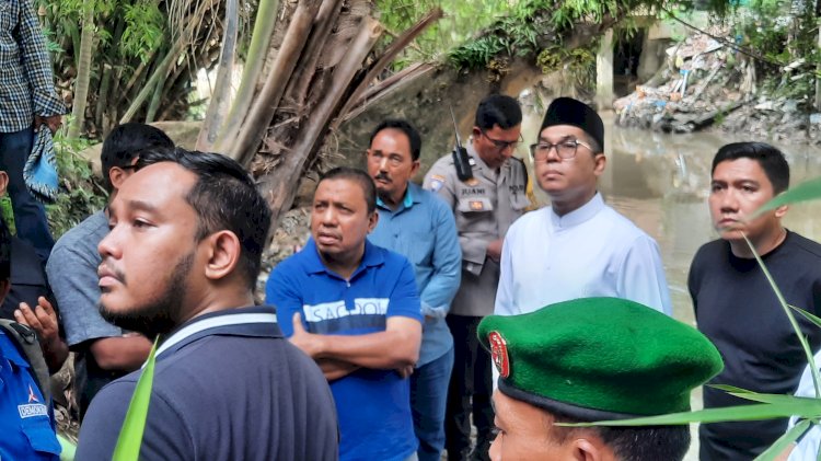 Iswanda Ramli Dampingi Lokot Nasution Tinjau Bronjong Longsor di Medan Polonia dan Selayang