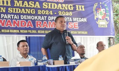Ketua Fraksi Partai Demokrat DPRD Kota Medan, H. Iswanda Ramli Gelar Reses III Masa Sidang III Tahun 2024-2025 di Kelurahan Sukaraja
