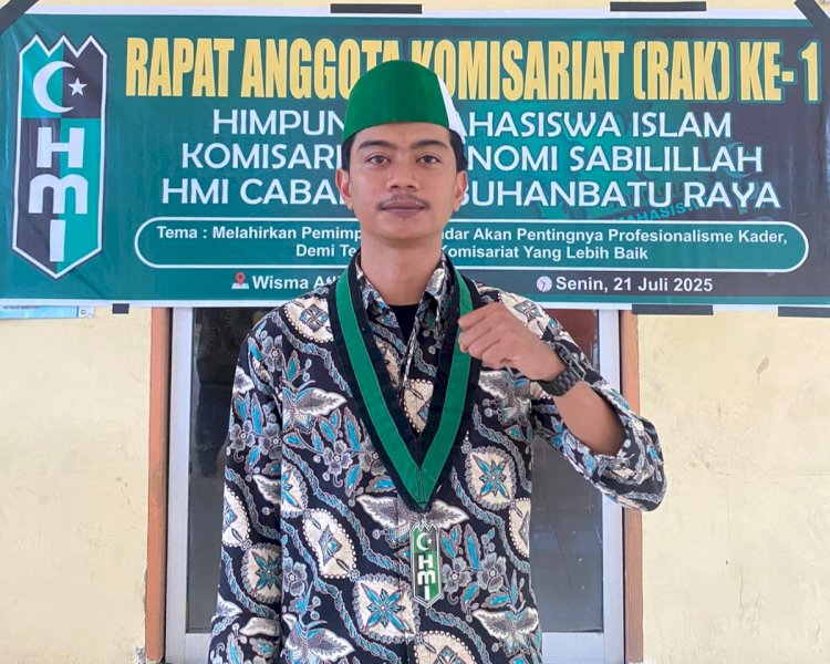 Muhammad Zunil Akhyari Terpilih Sebagai Ketua Umum HMI Komisariat Ekonomi Sabilillah