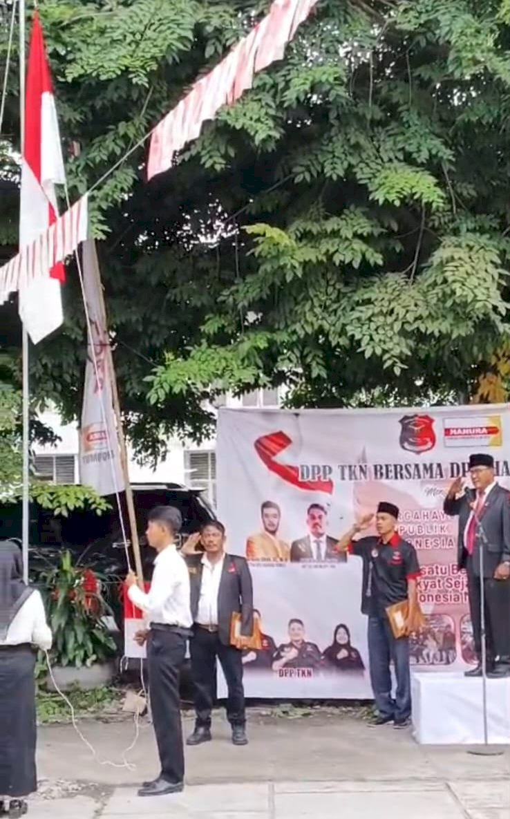 Semarak HUT ke-80 RI, DPP TKN Kompas Nusantara Gelar Upacara dan Lomba Rakyat di Medan