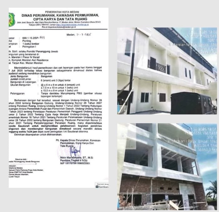 Bangunan Ilegal di Medan Masih Marak, Ketum TKN Kompas Nusantara, Adi Warman Lubis Kritik Pemko