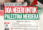 Aliansi Ormas Islam Pembela Masjid Sumatera Utara Gelar Tabligh Akbar dan Doa Untuk Palestina Merdeka