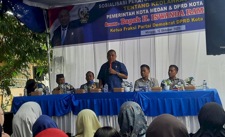 Iswanda Ramli Gelar Sosialisasi Perda Keolahragaan di Medan Sunggal, Warga Minta Fasilitas Olahraga