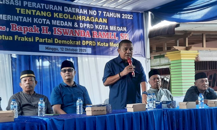 Iswanda Ramli Sosialisasikan Perda No. 7 Tahun 2022 Tentang Keolahragaan, Warga Sari Rejo Polonia Antusias dan Sampaikan Aspirasi Soal Banjir dan Kesehatan