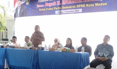 Ketua Fraksi Partai Demokrat Iswanda Ramli Terima Keluhan Warga Pasca Banjir di Jl. Murai, Medan Sunggal