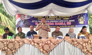 Iswanda Ramli Gelar Reses IV Masa Sidang I Tahun 2025–2026 di Jalan Balam Medan