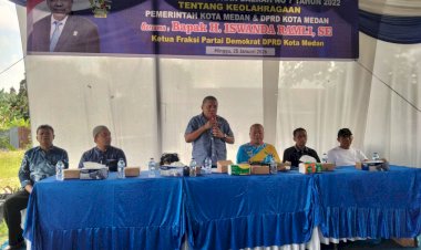 Ketua Fraksi Demokrat DPRD Medan Iswanda Ramli Sosialisasikan Perda No 7 Tahun 2022 di Gang Langgar Sunggal