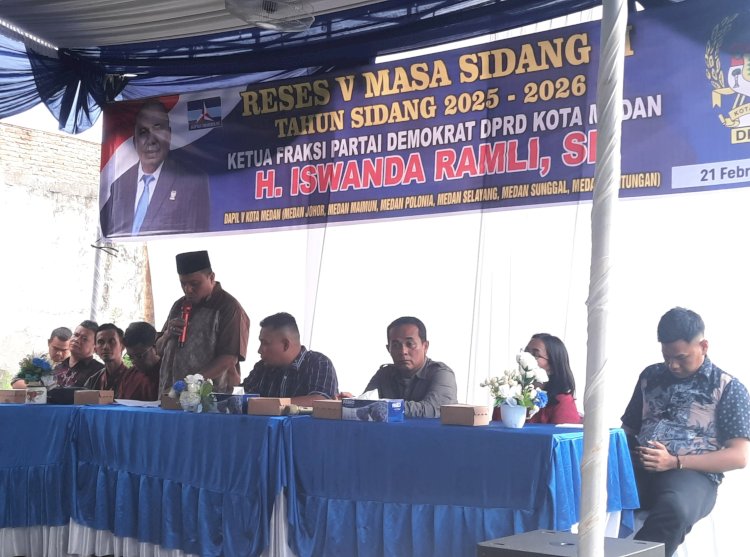 Iswanda Ramli Gelar Reses V Masa Sidang II Tahun 2025–2026 di Jalan Bunga Wijayakusuma, Soroti Kekurangan Tenaga Medis di Kota Medan